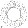 Red Co. Silver Metal Wreath, Christmas Card Holder - 17" Dia