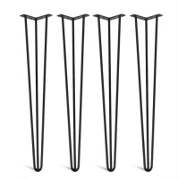 30" Metal Hairpin Table Legs, Set of 4 - Appear New&nbsp;