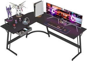 CubiCubi L-Shaped Gaming Desk - Appears New 