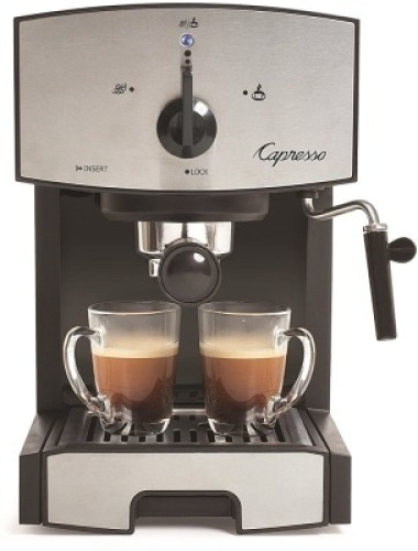 Capresso 117.05 Stainless Steel Pump Espresso and Cappuccino Machine EC50, Black/Stainless - Appears New&nbsp;
