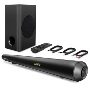 Wohome Soundbar 2.1 Channel with Subwoofer, DSP Technology, LED Display, Built-in 4 Speakers - Appears New