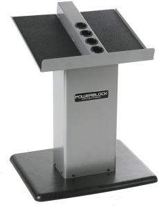 POWERBLOCK Large Column Stand, Silver/Black - Appears New