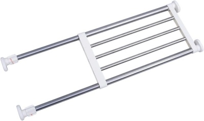 BAOYOUNI Expandable Closet Tension Shelf, Ivory, 39.76-60.04 Inch