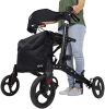 Vive Rollator Walker, Folding 4 Wheel Walker with Seat & Bag - Appears New 