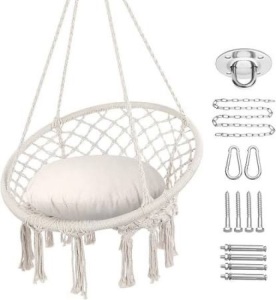 Y- STOP Hammock Chair Macrame Swing