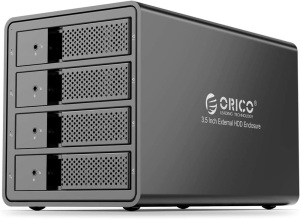 ORICO 4 Bay External Hard Drive Enclosure USB 3.0 to SATA 3.5 inch Support 64TB