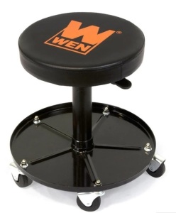 WEN 73012T 300-Pound Capacity Pneumatic Rolling Mechanic Stool