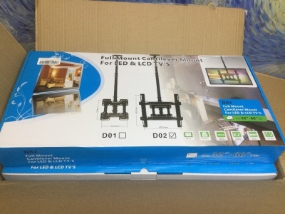 Case of (5) Full Mount Cantilever Mount for 32" - 60" LED & LCD TV's - New 