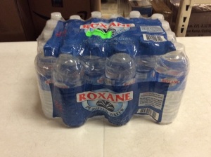 Roxane Purified Water, 16.9 Fl Oz, Case of 24 - New 