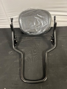 Gloss Black Detachable Sissy Bar Quick Release Backrest for Harley Touring 09-Newer