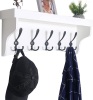 Wall Mounted Coat Rack with Shelf, 24’’