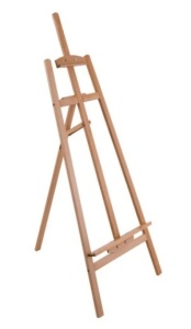 U.S. Art Supply 56" High Medium A-Frame Wood Easel