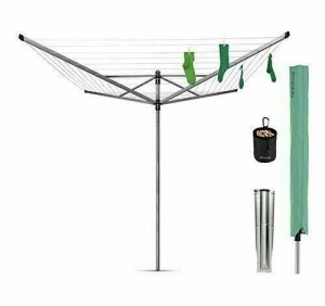 Brabantia 311321 4 Arm Lift-O-Matic Rotary Clothes Line Dryer - E-Comm Return, Appears New 