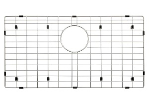 Serene Valley 26-1/4" X 14-1/4" Sink Protector, Rear Drain with Corner Radius 3/8", NLW2715R