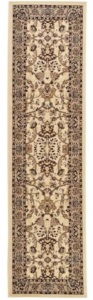 Unique Loom Sialk Hill Washington Ivory 2' 7 x 10' 0 Runner Rug - Appears New 