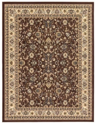 Unique Loom Sialk Hill Washington Brown 9' x 12' Area Rug - Appears New 