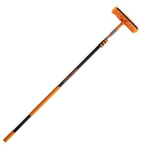 Window Washing Squeegee Kit with Telescopic Extension Pole 