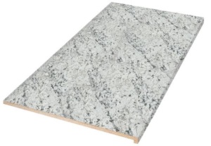 Hampton Bay 4 ft. Cream Laminate Countertop Kit with Eased Edge in White Ice Granite Etchings - Appears New 