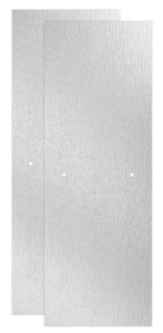 Delta Frameless Sliding Shower Door Glass Panels in Rain For 44-48 in Doors - Appear New 