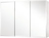Pegasus SP4588 26" x 48" Tri-View Beveled Mirror Medicine Cabinet, Clear - E-Comm Return, Appears New  