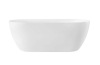 Glacier Bay Aldrich 59" Acrylic Flat Bottom Non-Whirlpool Bathtub in White - Appears New 