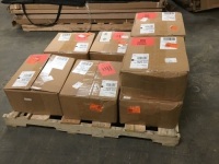 Lot of (8) Cases of&nbsp;Stonewall White 12"&nbsp;x 12"&nbsp;x 9mm Porcelain Mesh-Mounted Mosaic Tile&nbsp;(5 sq. ft. / case) - Appear New&nbsp;