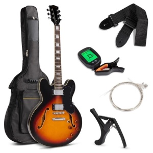 All-Inclusive Semi-Hollow Body Electric Guitar Set