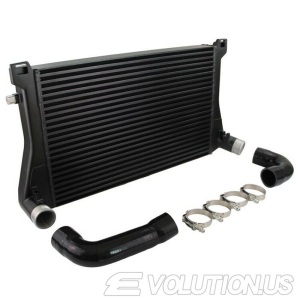 Black Intercooler + Pipe Kit For A3/S3 / VW Golf GTI R MK7 EA888 1.8T 2.0T TSI - Appears New 