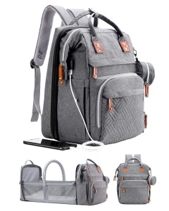 ISMGN Diaper Bag Backpack with Changing Station