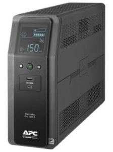APC BR1500MS 1500VA Back-UPS Pro Sinewave Battery Backup & Surge Protector with 10 Outlets & 2 USB Ports - Appears New 