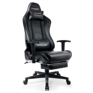 GTRacing Gaming Chair with Footrest - Appears New 