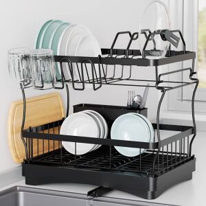 Aonee 2 Tier Dish Rack