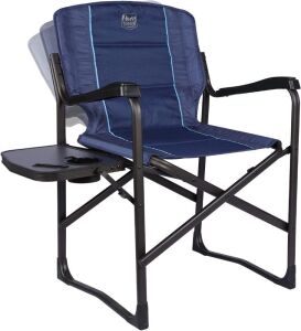 TIMBER RIDGE Lightweight Aluminum Directors Chair with Side Table