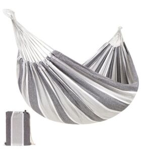 2-Person Brazilian-Style Double Hammock w/ Portable Carrying Bag 