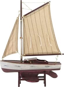 SAILINGSTORY Wooden Sailboat Decor 