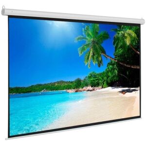 100" 1.1Gain Projector Screen with Stand, Portable Indoor 4:3 HD Adjustable Projection Screen 