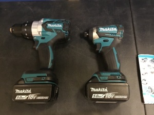 Makita XDT14 Cordless Impact Driver & XPH07 Brushless Cordless Hammer Drill/Driver - E-Comm Returns