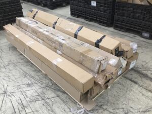 Pallet of Uninspected Projector Screens