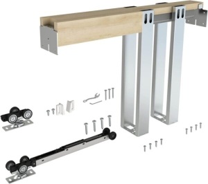 JUBEST 6.6FT Pocket Door Hardware 