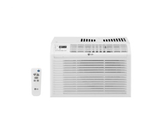 LG 6,000 BTU 115-Volt Window Air Conditioner Cools 250 Sq. Ft. with Remote