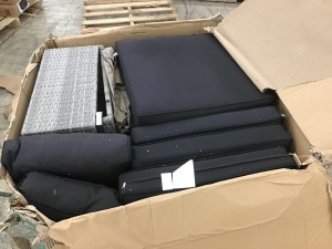 Large Box of Outdoor Furniture Pieces 