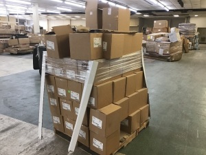 Pallet of Continuous Feed Printer Paper 