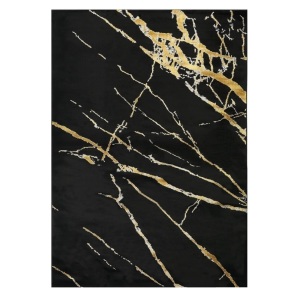 Antep Rugs Babil Gold 7'10" x 10' Marble Abstract Modern Indoor Area Rug