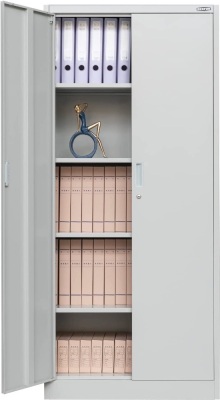 BESFUR 71" Metal Storage Cabinet with 4 Adjustable Shelves and Locking Doors