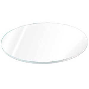 1/4" Wide 10" Diameter Clear Plexiglass Acrylic Circle