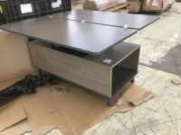 Coffee Table w/ Lift Top into Dining Top - Top is Broken Off, Needs Repair&nbsp;