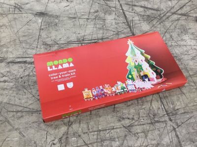 Mondo Llama Color-Your-Own Train & Tree Kit