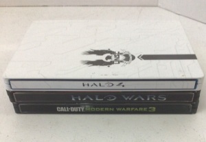 Lot of 3 Xbox 360 Steelbook Games, Halo Wars, Call of Duty MW3, and Halo 4, E-Commerce Return