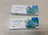 Lot of (2) Homogo 20 Piece Stainless Steel Flatware Sets - New&nbsp;