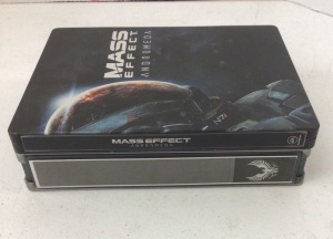 Lot of 2 Xbox One Steelbook Games, Mass Effect Andromeda, and Halo 5, E-Commerce Return